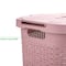 Mind Reader 60L Hamper Laundry Basket with Cutout Handles